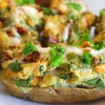 Loaded Potato-skins chew on vegan