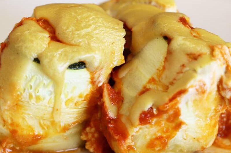 Vegan Zucchini Lasagna Roll Ups